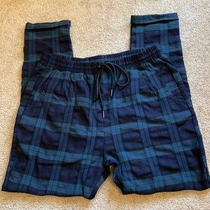 Plaid Trouser Pants